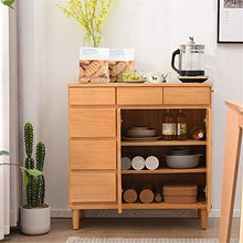 GFBVC Credenza Buffet Accent Ingresso Bar Gabinetto Bagagli Voce della Tabella Living Dining Room (Color : Wood, Size : 81x35x82cm)
