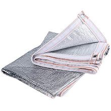 Rete ombreggiante Rete Parasole per Tende da Sole con Occhielli, Isolamento Riflettente in Lamina di Alluminio 99% UV Block per attività All'aperto (Size : 3x3M)