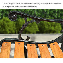 Giardino Esterno Panchine da Terrazza,Sedile In Massello Anticorrosivo In Ghisa Combinazione di Tavolo E Sedia Per Il Tempo Libero,Panchina Balcone Con Schienale E Braccioli,Sedia da Portico 2-3 Pos