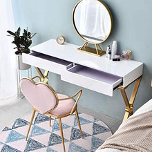 EOJSORK Rosa Sedia Trucco, Pranzo Sedie da Pranzo Cucina Soggiorno Sedie Vanity Trucco Tempo Libero Accent Imbottiti