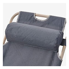 Lettino a sdraio per prendere il sole, Lettino da Giardino Pieghevole , Sedia a sdraio a sdraio regolabile Sedia a sdraio, 100 kg Sedia pieghevole max Sedia a sdraio Single Letto singolo (grigio)