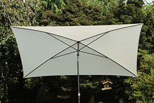 Maffei Art 136R Kronos ombrellone Design Rettangolare, cm 240x150/4. Made in Italy