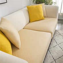 Copriseduta Divano, Fodera per Cuscino del Divano Indipendente, Fodera Coprisedile Jacquard, Protezione del Cuscino Sedile del Divano (Beige,Backrest Cover)