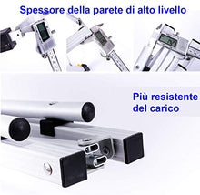 Nestling® 91 x 52cm, Tavolo Pieghevole da Campeggio in Alluminio -Regolabile in Altezza Portatile da Tavolo da Giardino/Barbecue/Tour Self-Driving + (Spalle Borsa) (91 x 52cm)
