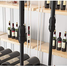 JHGJBJ Appesa Vino Rack Metallo, Forte E Stabile Soffitto Ferro Titolare Appeso Calice, Il Braccio può Essere Regolata da Altezza 30-60cm (Size : 80x30cm)