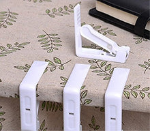 Vikenner -- 4 molle ferma-tovaglia in plastica a clip, ideali per casa, giardino, feste, pic-nic, matrimoni