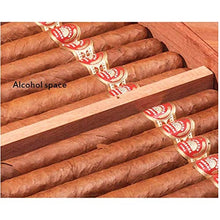 NIHAOA Accessori del Sigaro Corrosione Cedar Cigar Humidor - Portable Pine Cigar Cabinet Grande capacità a Due Cigar Humidor Buon apporto di umidità
