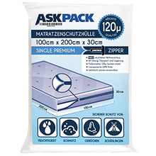 ASK Pack Premium custodia materasso • 7 misure • Cerniera di Ancoraggio • Estremamente resistenti agli strappi • Impermeabili • Ideali per traslochi, stoccaggio e trasporto • Extra Forte 120µ -140µ