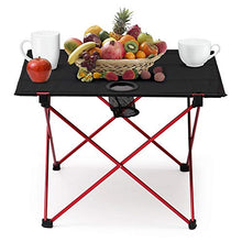 OYZK Portatile Tavolo Pieghevole da Picnic all'aperto Tavolo da Pranzo Ultralight Nero Tabella High Grade Desk 7075 Lega di Alluminio Camping Table (Colore : 02)