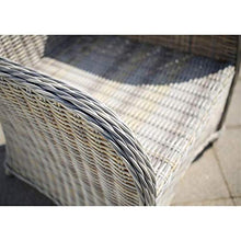 HLZY Tavolo in Vimini in Rattan mobili in Patio e Set Sedia, Patio Mobili da Giardino Tavolo da Giardino e sedie Set in Vetro Top Tavolino da caffè Patio Set per Giardino all'aperto a Bordo Piscina