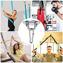 Honmax Gancio per Soffitto a 360°, Gancio per Sacco Boxe in Acciaio Inox, Supporto da Soffitto Fino a 500 kg, per Il Fissaggio al Soffitto, per Sacco Boxe, Poltrona Sospesa, Sacco da Boxe, Altalena