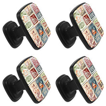 Stile retrò in metallo 4 PCS Pomelli per Porta, Pomolo per Mobile, Pomelli per Mobili con Viti, Maniglia per Armadietto, Pomelli per Porta, Pomelli per Cassetti per Porta, Armadio, Cassetto e Credenza