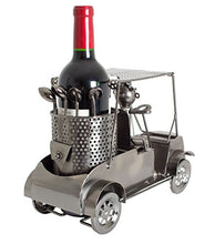 BRUBAKER Portabottiglie da vino regalo - golfista, carrello di golf
