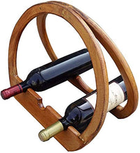 RJJBYY Legno per Il Vino Rack di stoccaggio Rack Bottiglia di Vino Rack Free Standing Wine Bottle Holder Freestanding Semicerchio Stile Wine Telaio Bagagli Display Stand