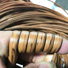 VIGAN 500g PE Rattan Piatto Sintetico Rattan Materiale per Tessitura Plastica Knit Rattan Legno
