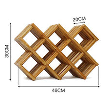 ZLJ Portabottiglie da Vino in Rattan Portabottiglie da appoggio Portabottiglie da Tavolo Espositore Orizzontale da Tavolo Collezione dal Design Compatto