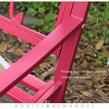 Panche da Giardino All'aperto,Doppio Posto Nel Cortile Casuale Panchina Del Parco,Panca In Metallo Con Schienale E Braccioli Sedia da Veranda Resistente Alle Intemperie,Per Prato / Portico Anteriore
