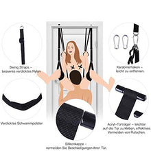zxytg Altalena Amore Swing Swing Usato per soffitto e sulla Porta Swing Super Confortevole Ampio Cuscino Super Robusto Abito da schiavitù SM Giocattoli sessuali Applica a Coppie Carica Fino a 200 kg
