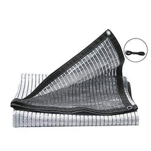 Rete ombreggiante Rete Riflettente Ombra di Alluminio 85%, Panno Nero d'Argento Ombra Isolamento per La Serra del Tetto del Balcone, 150g / M² (Size : 4x7M)