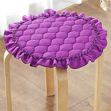 HYLX Cuscino Sedile, Cuscino Sedia, Cuscino Sgabello Rotondo, Cuscino Sedia Floreale Antiscivolo in Cotone Spesso, per Giardino, terrazza Esterna