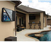 Telo copritavolo da esterno Tessuto elastico morbido Outdoor Protective Cover TV 24-54" TV Copertura Anti-Static Screen Display manicotto protettivo impermeabile Scratch Resistant Splash Proof Copertu
