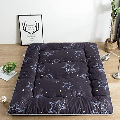 JRG Addensare Giapponese Futon Tatami Stuoie, 100% Cotone Hotel Premium qualità Pieghevoli Schiuma di Memoria Roll Up Stuoia di Yoga-n 120x200x10cm