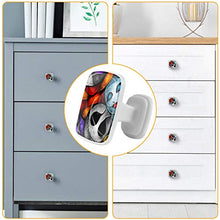 Felice Halloween 4 PCS Pomelli per Porta, Pomolo per Mobile, Pomelli per Mobili con Viti, Maniglia per Armadietto, Pomelli per Porta, Pomelli per Cassetti per Porta, Armadio, Cassetto e Credenza