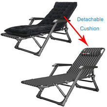 SHUAIIJUAN Sedia per il tempo libero domestico | Outdoor pieghevole Reclining Sdraio da spiaggia for campeggio a bordo Yard Beach |Giardino reclinabile sedia di svago con l'ammortizzatore staccabile -
