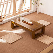LTINN Paglia Intrecciata a Mano, Cuscino Tatami, Cuscino per Meditazione e adorazione, Tappetino Quadrato per Finestra a bovindo, giunco Naturale di Erba Tessuta a casa Traspirante