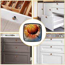 Poster di basket 4 PCS Pomelli per Porta, Pomolo per Mobile, Pomelli per Mobili con Viti, Maniglia per Armadietto, Pomelli per Porta, Pomelli per Cassetti per Porta, Armadio, Cassetto e Credenza