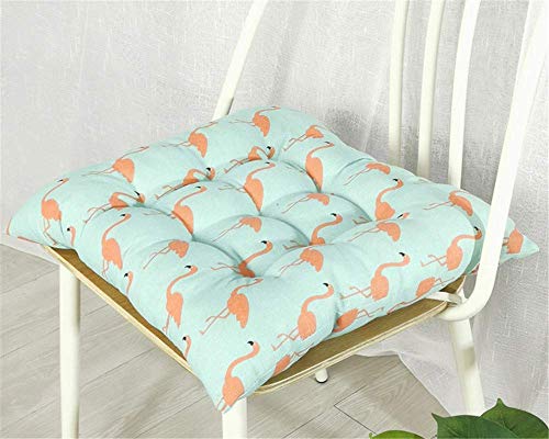 Pillowcase 2 Confezioni di Cuscini Quadrati per sedie, Cuscini Antiscivolo, Cuscini per sedie in Cotone e Lino, Cuscini Decorativi, per Uso Domestico in Giardino (# 7,45 * 45 cm)