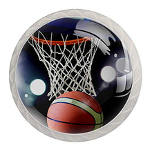 Basket e canestro 4 PCS Pomelli per Porta, Pomolo per Mobile, Pomelli per Mobili con Viti, Maniglia per Armadietto, Pomelli per Porta, Pomelli per Cassetti per Porta, Armadio, Cassetto e Credenza