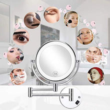 HGXC Specchio per Il Trucco con Montaggio a Parete 7X Specchio cosmetico ingranditore a 360 ° Specchio da Bagno Girevole allungabile su Due Lati per Bagno