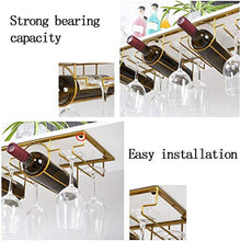 HLL Wine Rack, Organizzare cremagliera di vetro di vino da cucina, sotto il Governo del vino Rack, Calici rack con montaggio a parete, a sospensione in vetro Vino supporto del ferro, per la cucina de