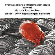 Microair Pristine Zero Coprimaterasso Barriera Antiacaro lettino cm 60x130x15