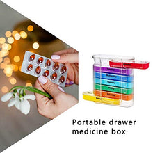 28 Scomparti Portapillole Portapillole Portapillole per dispenser di plastica per medicinali Contenitore per pillole da viaggio