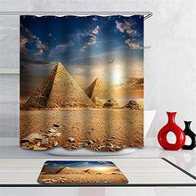 LIYAN Combinazione Bagno. Immagini Chiare E Colori Vivaci Rendono Il Tuo Bagno Pieno di Vita. Accessori da Bagno. Piramidi Egiziane.