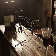 TRJGDCP Creativo Retro Arte del Ferro della Bicicletta Modello Wine Rack Metallo Decor Bike Bottle Holder Utility Craftworks Ornament Accessori Portabottiglie Decorativo