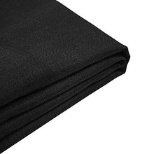 Beliani Fodera per Letto in Tessuto Nero Poliestere Lavabile 180 x 200 cm FITOU