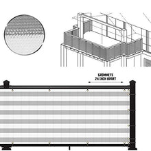 Balcone Protezione Schermata Privacy Tende da Balcone Tessuto HDPE 150GSM Calmati Bloccare La Polvere con Fune E Fascetta Terrazza sul Cortile E Fermata delle Feste
