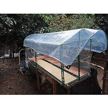 SHIJINHAO Telo Impermeabile Esterno,Incatramata Chiaro Impermeabile Della Copertura Del Tarp, Trasparente Incatramata Serra Copertura Heavy Duty Con Occhielli Esterna Giardino Della Tenda, 45 Dimensio