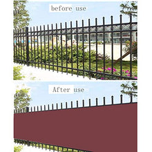 ZYFA Frangivista Telo frangivento Recinzione Copertura Balcone Protezione della Privacy Schermo Telo Oscurante Giardino Copri Ringhiera Balcone,Disponibile per Formati Personalizzati