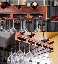 PZW Cremagliera Del Vino Semplice e Creativa/Portabicchieri Appesi per Vino Rosso/Portabicchieri Appesi Invertiti/Barra Principale Creativa/Portabicchieri Appesi per Portabottiglie