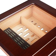 HYY-YY Cedar Cigar Humidor Creativo Trasparente Piccolo Vetrina Pianoforte Vernice Humidor