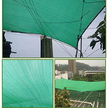 WXQIANG - Tenda da sole con protezione UV quadrata, con corda per estate, spiaggia, giardino, cortile, 1 colore 60 misure, protezione solare, isolamento termico, colore: verde, dimensioni: 2 x 8 m