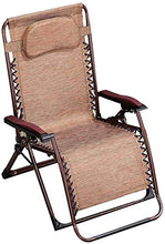 Heavy Duty Textoline Zero Gravity Relaxer sedia da giardino all'aperto sdraio pieghevole sedia sdraio sdraio sdraio sdraio (dimensioni: versione aumentante) versione ampliata