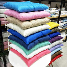 Morbuy Cuscini per Sedia Piazza, 100% Cotone Spessa Comoda Seduta Traspirante Cuscino per Pavimento per Interno ed Esterno mobili e Arredamento da Giardino (40 * 40,Grigio)