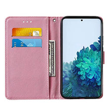 Miagon Custodia a Portafoglio con Cinturino da Polso per Samsung Galaxy S21,Creativo Universo Cuore Design Pelle Sintetica Chiusura Magnetica Morbido Interno Flip Cover con Funzione di Supporto