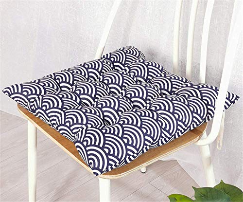 Pillowcase 2 Confezioni di Cuscini Quadrati per sedie, Cuscini Antiscivolo, Cuscini per sedie in Cotone e Lino, Cuscini Decorativi, per Uso Domestico in Giardino (# 7,45 * 45 cm)