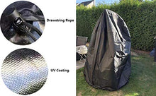 SIRUITON Coperture per Wicker Sedie Sospese Poltrona Pensile Giardino Impermeabile 420D Oxford Copertura - Nero